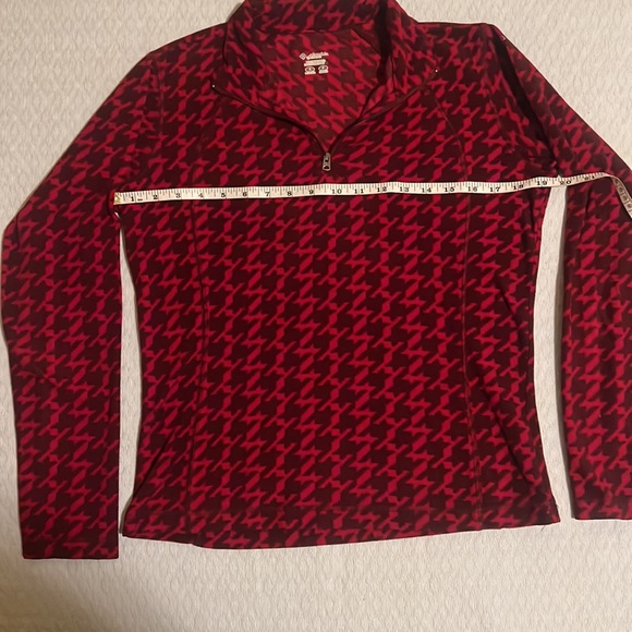 Columbia red colour patterned sweater, size Small - Picture 4 of 7